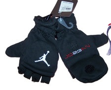 New Jordan Boys Gloves Youth Size 8-20 Black
