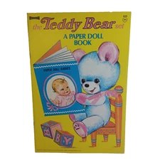 The Teddy Bear Set Paper Doll Saalfield Artcraft 1970 NEW Uncut USA Book