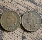 New ListingIndian Head Small Cent Coins 1883 & 1905 Bronze Philadelphia BN