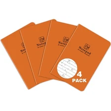 4 Pack All Weather Notepad 5.3x3.6 inch Waterproof Tearproof Notebook Pocket