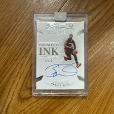 Dwyane Wade Premium Ink Autograph Card 23/25