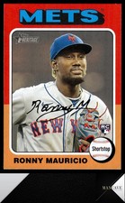 2024 Topps Heritage #296 Ronny Mauricio Rookie New York Mets