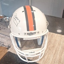 Casque de football automatique Jim Kelly Miami Hurricanes JSA authentifié signé