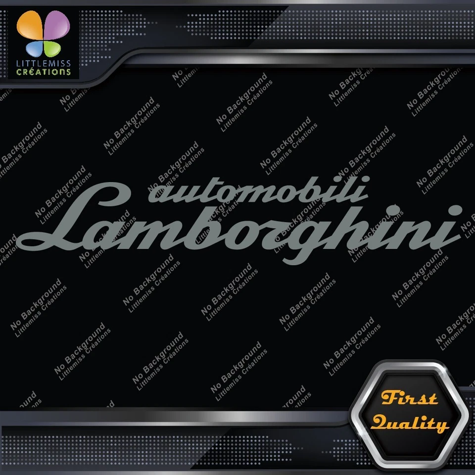 Compatible Lamborghini Automobili Modern Logo Cars Vinyl Decals Stickers - Изображение 4 из 4