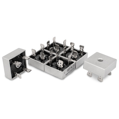 6 Stück Brückengleichrichterdioden KBPC3510 35A 1000V einphasig Metallgehäuse 4