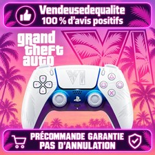 Sony DualSense manette sans fil édition limitée GTA VI GTA 6 PS5 PC blanc PRECO