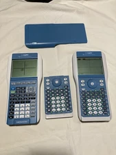 2 Texas Instruments TI-nspire Graphing Calculators xtra TI-84 PLUS Keypad & Covr