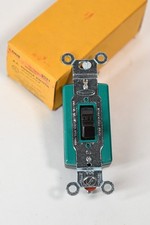 New Old Stock HUBBELL 3031 BROWN A.C. Toggle Switch 30A 120-277V Single Pole