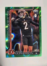 2025 Topps Chrome Evan McPherson #64 Green Lava Refractor /99 Cincinnati Bengals