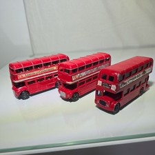 3 vintage London bus metal 