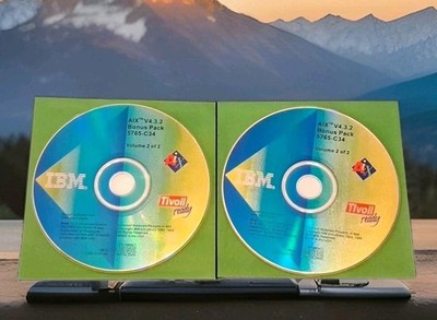IBM AIX V4.3.2 Bonus Pack 5765-C34   UNIX Software   2-CD Set Vol 1 & 2 