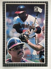 1985 Donruss - Action All-Stars Reggie Jackson #39  3x5” Card