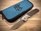 Monterey Bay Knives MINI OLD GUARD Carbon Fiber Bolster Lock ZDP-189