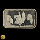 Vintage International Trade Unit 1oz .999 Fine Silver Divisible Bar -E816