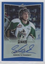 2015-16 Leaf Metal Blue Prismatic 3/25 Simon Stransky #BA-SS3 Auto xp6