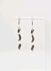 SU Sterling Silver Zig Zag Dangle Earrings — photo 1