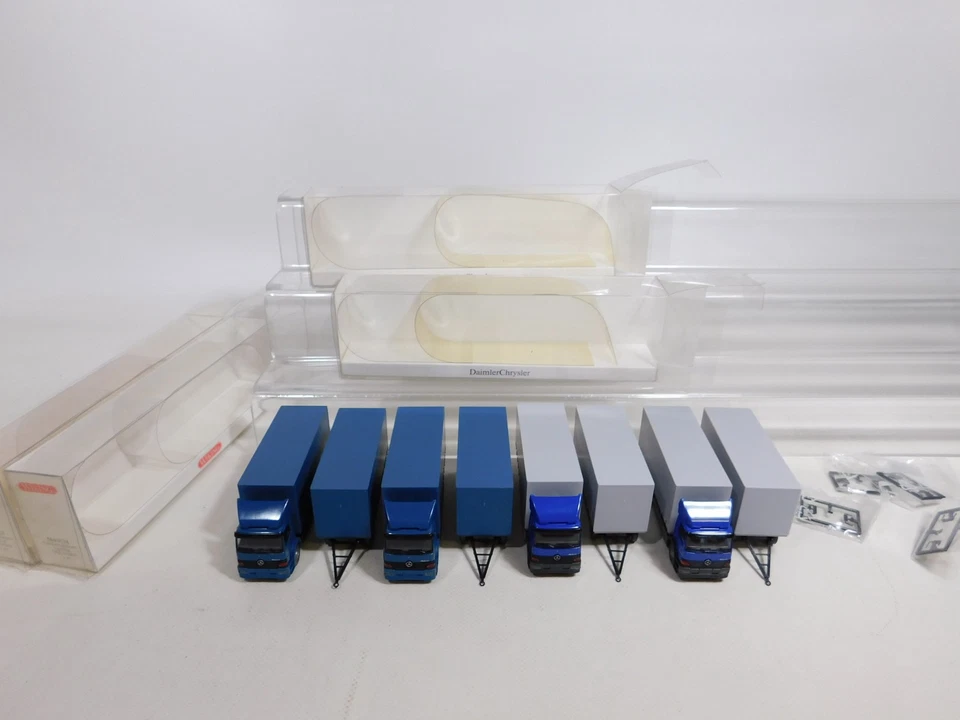 4X Wiking H0 1:87 Camion MB: 564 01 38 + B 6 600 0279 S.G./Mint+Box #CZ127-0,5 - Immagine 4 di 4