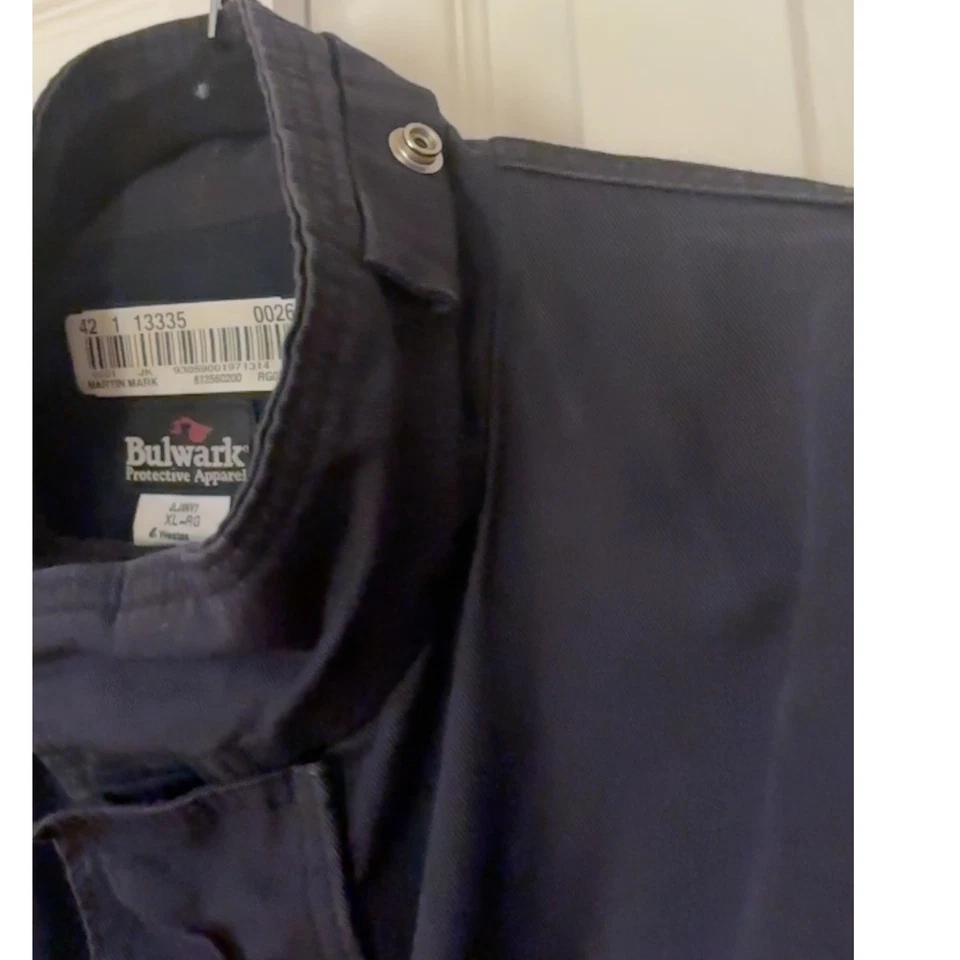 Abrigo chaqueta resistente al fuego Bulwark FR XL40 GUC Foto 3 de 4