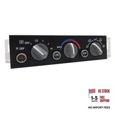 HVAC A/C Heater Control Panel Switch w/Rear Window Defogger Replacement