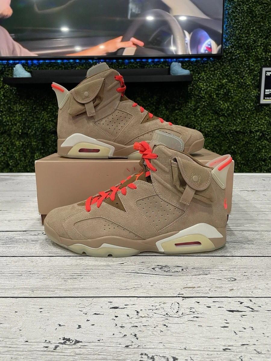 希少 新品タグ付き NIKE AIR JORDAN 6 TRAVIS SCOTT Las mejores ofertas en Jordan 6 Retro x Travis Scott Mid British
