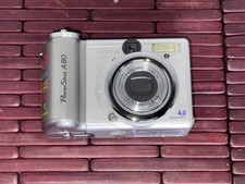 CANON PowerShot A80 Digital Camera, Silver, 4.0MP, Tested  Works