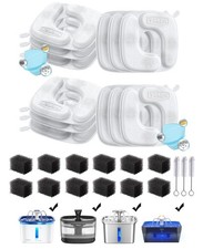 Cat Water Fountain Filters, 12 Pack Replacement Filters 12 Pack Replacement...