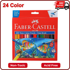 Faber-Castell Watercolor Pencils 24 color Premium Quality Art Supplies Original