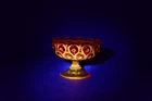 Fenton Amberina Compote cadmium carnival glass