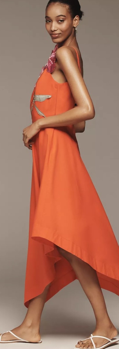 midi black slip dress Petal and Pup Women's Sawyer Midi Slip Dress