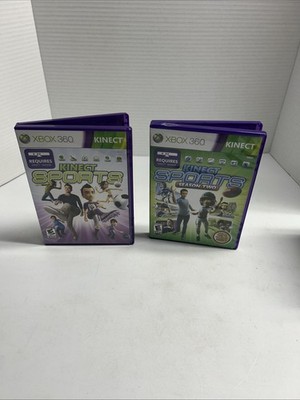 Kinect Sports Game Season One and Two X-Box 360 Rated E Tested working