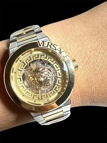 Versace Medusa Infinite Skeleton Edizione Limitata Unisex Orologio Card Autenticità