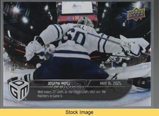 2024-25 Upper Deck Game Dated Moments Playoffs Joseph Woll #89 READ 0b3