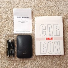 Wireless CarPlay and Android Auto Adapter Smart Car Box with USB Cable