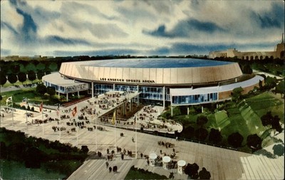 Los Angeles Memorial Sports Arena pre-construction artist architect rendering