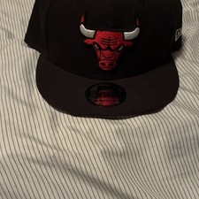 New Era Chicago Bulls NBA Snapback Hat Cap One Size Black/Red/Gray/White