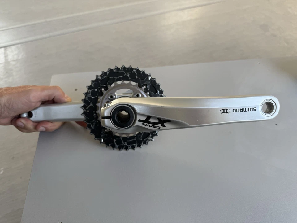 Bielas Shimano Deore Xt Fc-m785 Fc-m780/782/785 Fc-t780/781 175mm 24/38 Sm-bb70 - Imagen 3 de 4