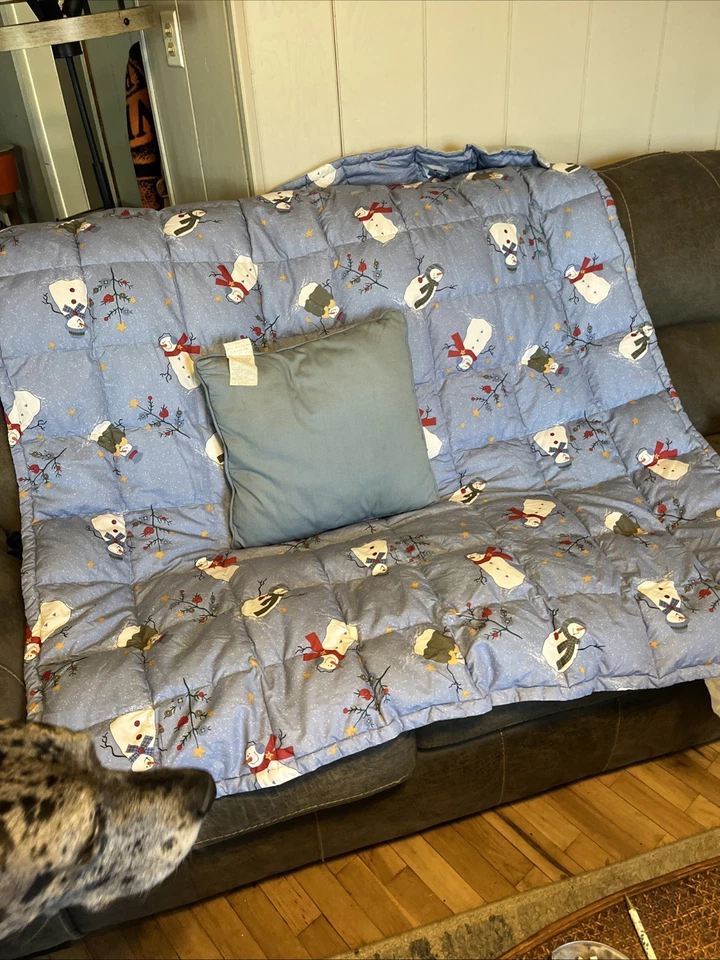 Holiday - Snowman Quilted Comforter 40x48 1 Pillow - Image 3 of 3