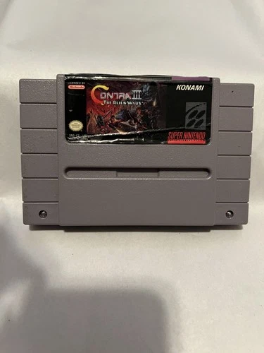 New ListingContra III 3: The Alien Wars (Super Nintendo SNES,) Cartridge Only - Tested