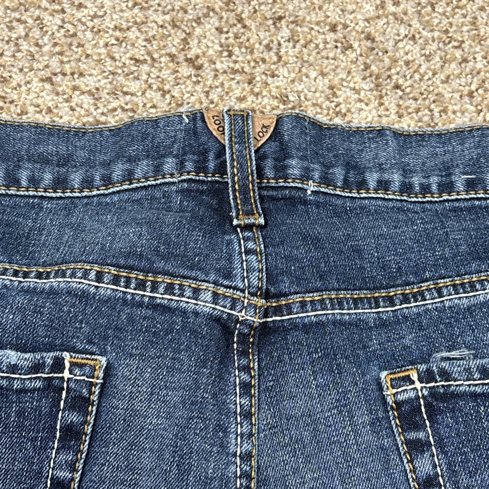 Ariat Denim M5 Jeans Straight Fit Straight Leg Mens 40x32 Heath Wash Fits 39x31 - View 19