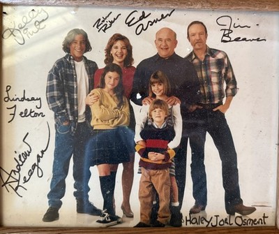 Thunder Alley Tv Cast Signed Autograph Osment - Asner  Keegan ABC 1994-1995