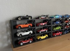 Hot Wheels Display Shelf - Wall Mountable Rack for 8 Cars - 1:64 Diecast Holder