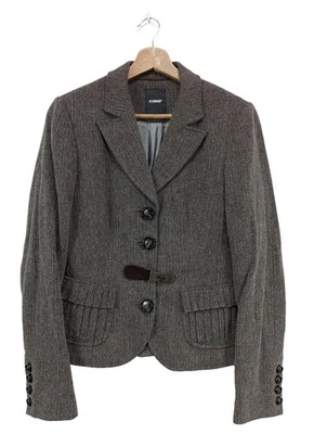 ROSNER Blazer en maille tricotée Dames Blazer T EU 36 blanc cassé - Photo 1/4