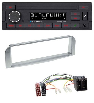 Blaupunkt USB AUX Bluetooth MP3 Autoradio für Alfa Romeo 147, GT - silbergrau