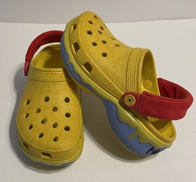 Disney x Crocs Winnie the Pooh Classic Platform Clogs Womens 5 Yellow Limited