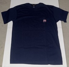 Polo Sport Ralph Lauren USA Flag Pocket T Shirt Navy Made In USA