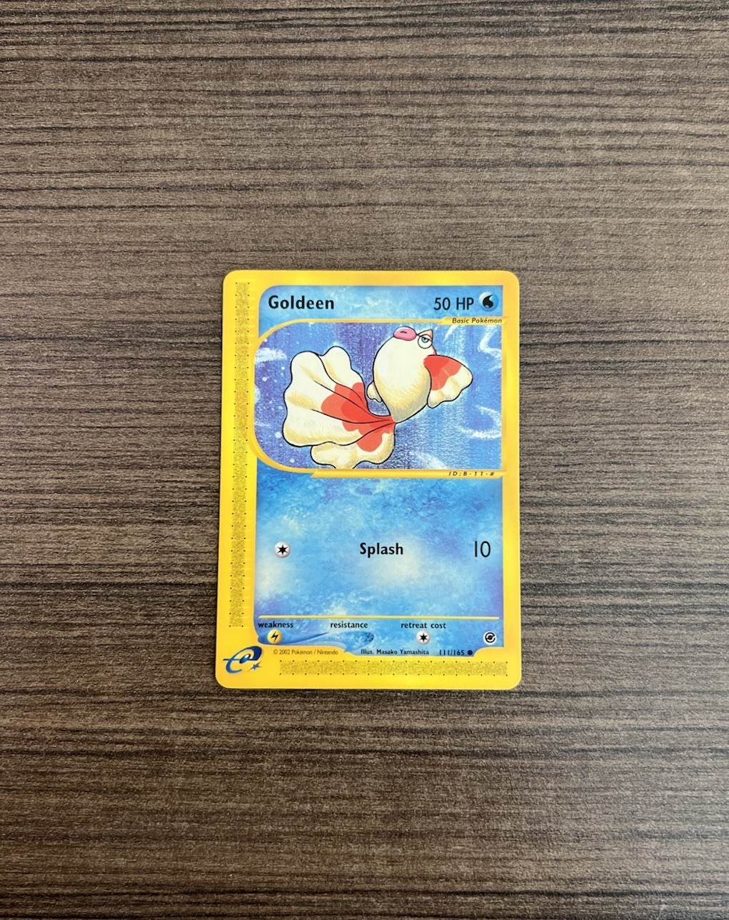 Goldeen 111/165 Expedition E-Reader Base Set Pokemon Card