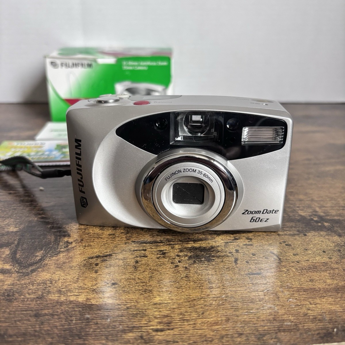 Fujifilm Zoom Date 60ez Film Camera - Silver - Floor Display Model