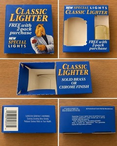 1993 Camel Special Lights Classic Lighter  NOS Sealed R.J. Reynolds Brass/silver