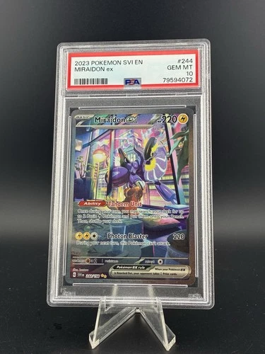 2023 Pokémon Scarlet & Violet Base Miraidon EX #244 SIR PSA 10