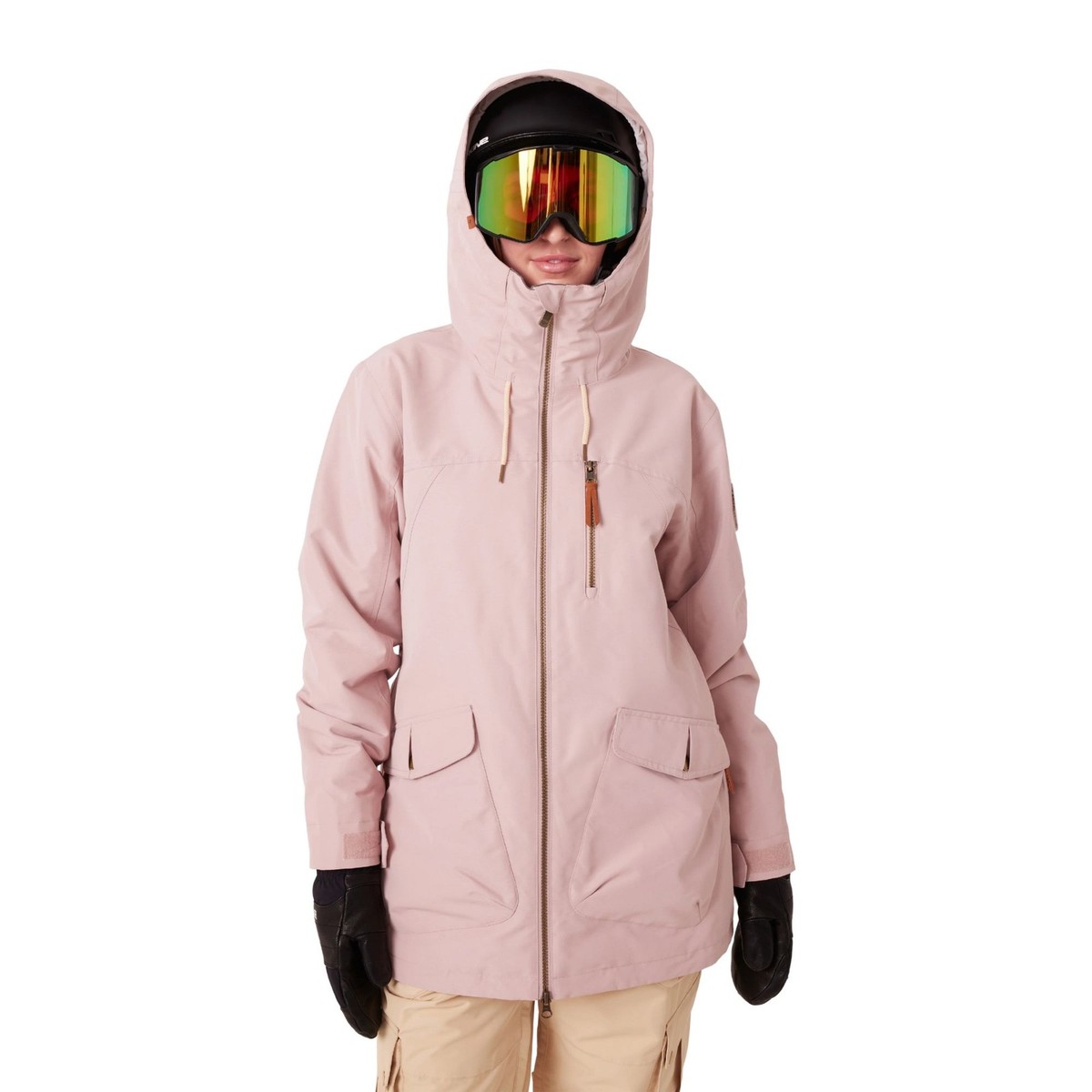 Roxy Free Love Women's Winter Jacket, Adobe Rose, Large | eBay
